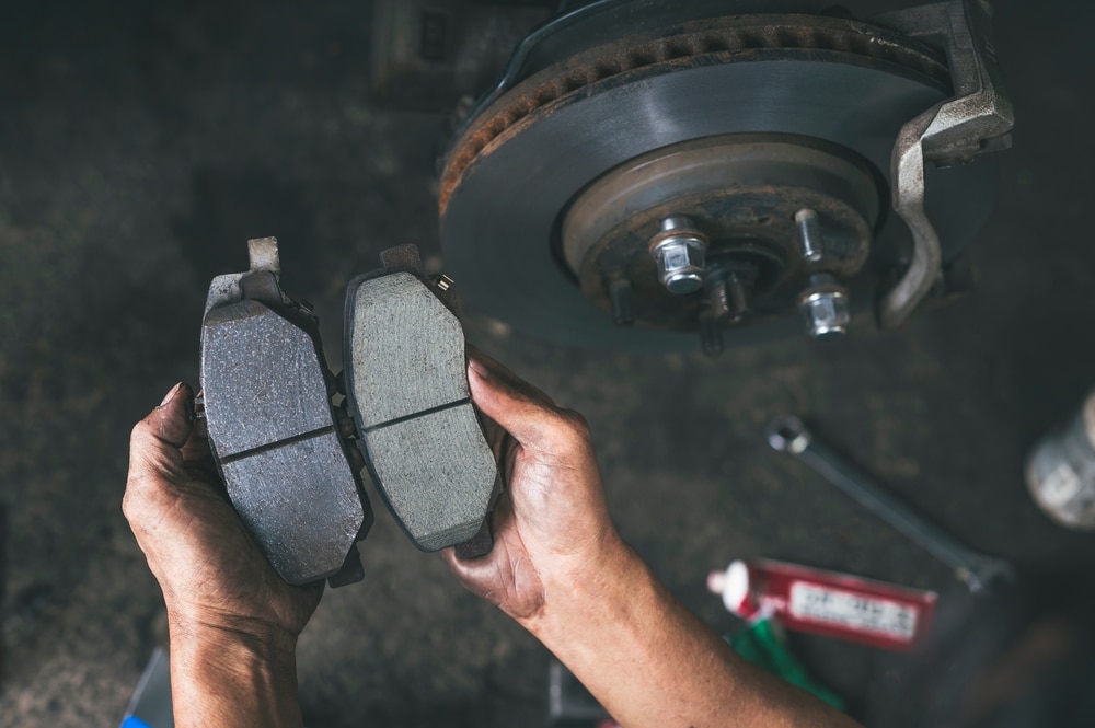 Brake disc and pads